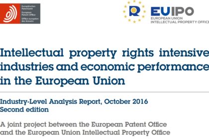 EPO/EUIPO: New study shows intellectual property is good for the European economy