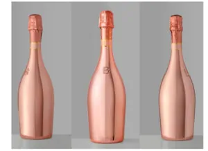 pink shape of bottle