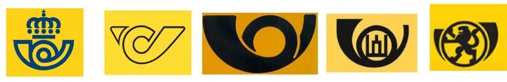 Posthorn-Logo in der EU