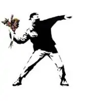 Banksy Marke Bomb Thrower