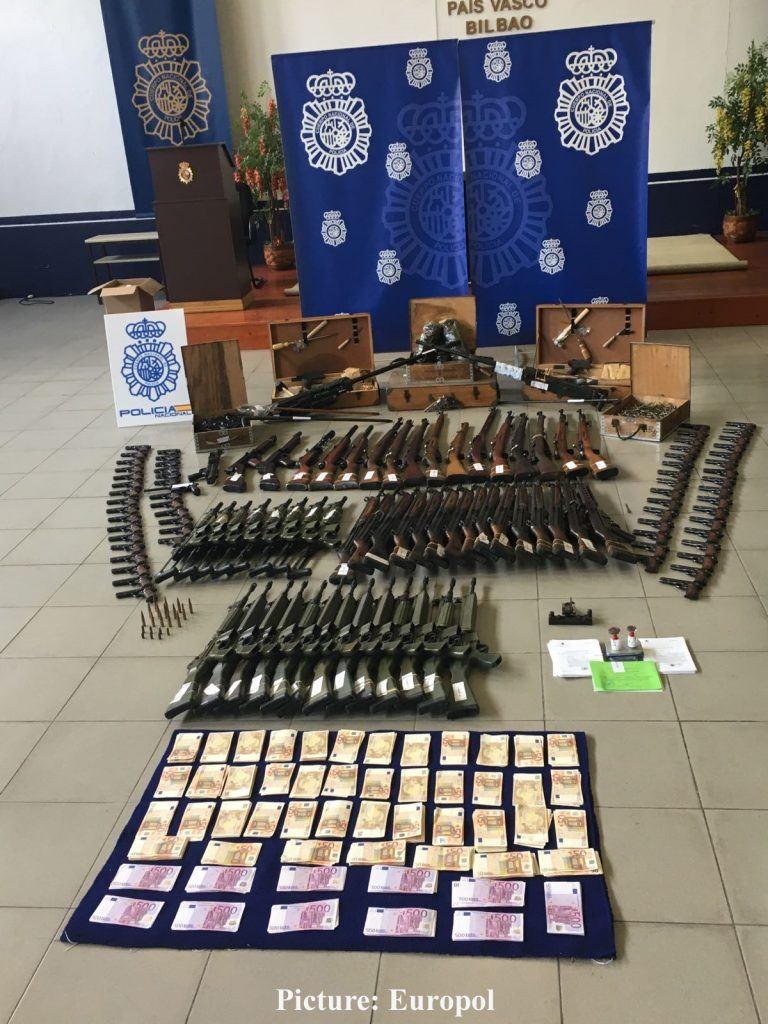 seized firearms productpiracy EUROPOL